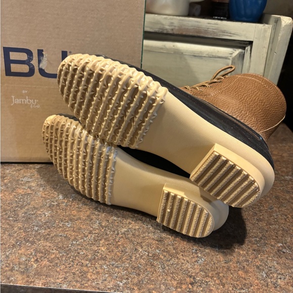JBU Tan and Black Waterproof Boots - Picture 5 of 6